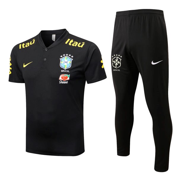 Polo Brasil Conjunto Completo 2022/2023 Negro